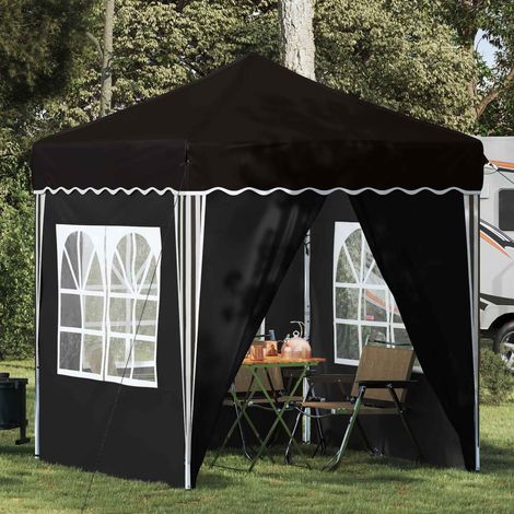 Pop-up Partyzelt Schwarz 195 x 195 x 245 cm Oxford-Stoff