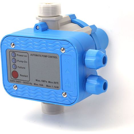 SABIR Pressostat sans cordage DPS-1 230V 1-phase pour pompe domestique pompe puits (1/4)