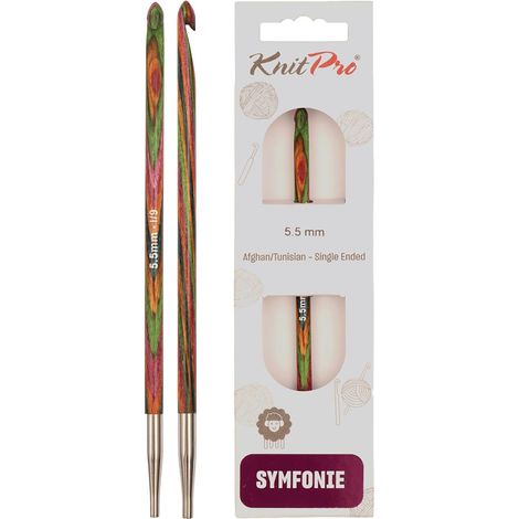 Crochet Tricot Simple Fin Bois Multicolore 47,5 x 1,3 x 5 cm (1/5)