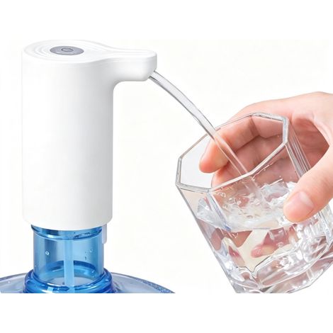 Pompe à eau rechargeable universelle pour bidon minéral, distributeur portable longue autonomie silencieux pour maison et bureau (1/4)