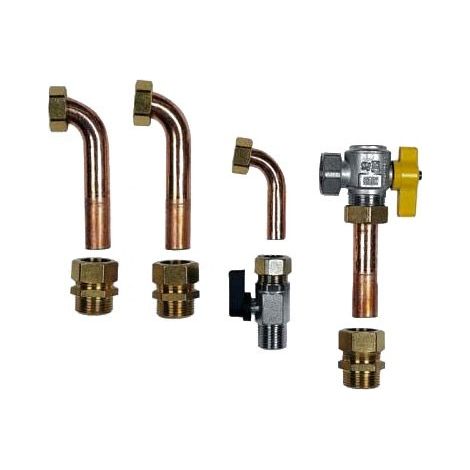 Immergas gruppo allacciamento per installazione pensile Victrix kW TT PLUS/TERA PLUS in configurazione solo riscaldamento 3.024907 (1/2)