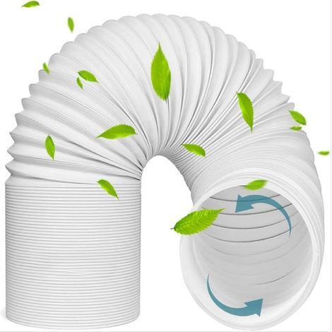 Abluftschlauch für mobile Klimageräte, 2 m lang, 150 mm Durchmesser. Ideal für Badezimmer, Küchen und Wäschetrockner. (1/5)