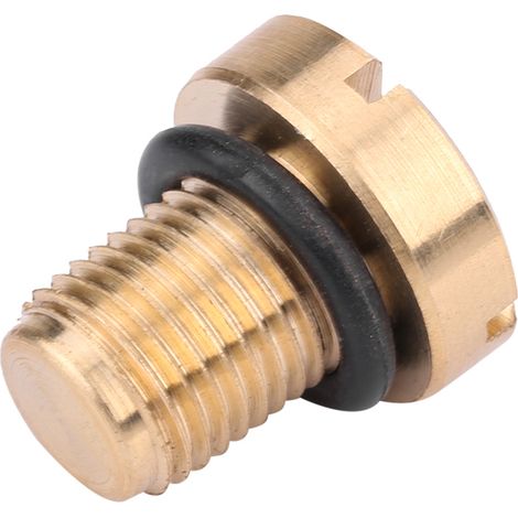 Vis de vidange pour radiateur et vase d'expansion avec joint torique en caoutchouc, adaptable BMW 17111712788 (1/5)
