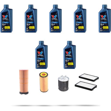 Kit tagliando 3 FILTRI e 7L OLIO compatibile con Mercedes Classe C (W203,C203,S203) C220 CDI 110kw dal 2004 al 2007 (1/5)
