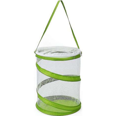 Cage portable pour insectes et papillons, cage pliable en maille transparente (1/5)