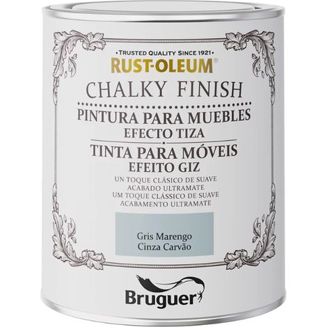 Pintura Al Agua Para Muebles Chalky Tiza Gr/Mgo Rust-Oleum 750 Ml (1/5)