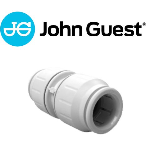 John Guest Speedfit Kunststoff-Steckfitting, gerader Rohr-Verbinder, PEM0428, für Rohr Ø 28mm
