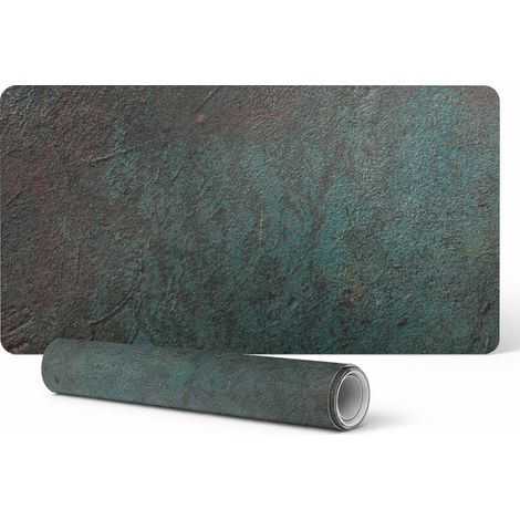 Alfombrilla protectora antideslizante para escritorio con textura de musgo, 120 x 60 cm. (1/5)