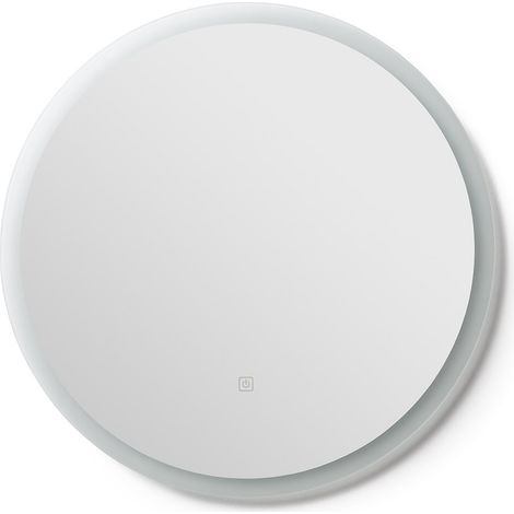 Badezimmerspiegel mit LED-Licht und Antibeschlag Ø60 cm Shala 2700K Warmweiß (1/5)
