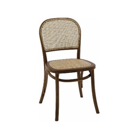 ANDREA HOUSE MU74022 Silla Laurence Olmo Oscura 45X42X86 - ref: MU74022