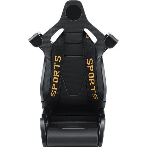 Siège baquet avec ceinture de sécurité, support de téléphone de voiture, nouveau support de ventilation 2024, support universel de voiture rotatif à 360° (noir)