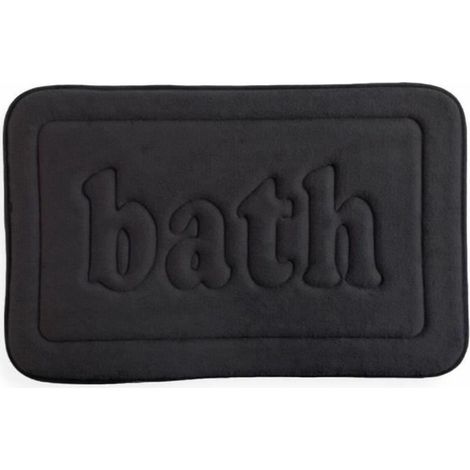 Tappeto da bagno TODAY Utility in schiuma a memoria di forma 40 x 60 cm Nero (1/5)