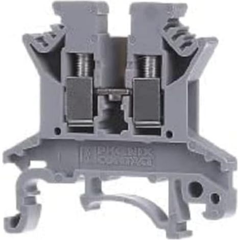 Conector de barra colectora pasante de 2 hilos 0,2-4 mm2 gris Reino Unido 2,5 N 3003347