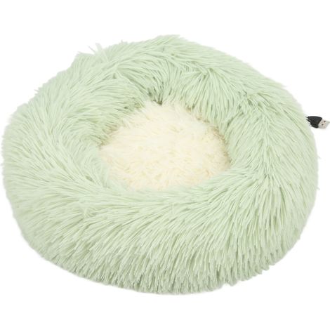 Litière chauffante électrique pour animaux de compagnie, température réglable, étanche, USB, diamètre 40 cm, couleur avocat. (1/5)