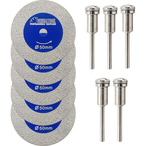 Diamond Disc 50 mm for Tiles Glass Cutting Disc 3 mm Shank (1/5)