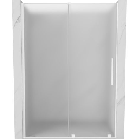 Mexen Velar porte de douche coulissante 130 cm, dépoli, blanc - 871-130-000-31-20 (1/5)