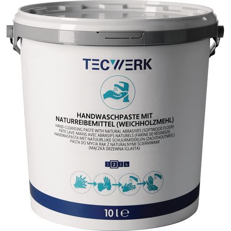 Pasta  de  manos  10l  sin  jabón/disolventes  TECWERK (1/2)