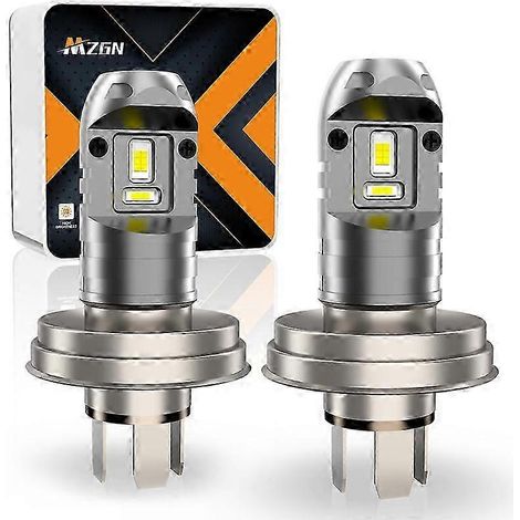 R2 P45T LED-Scheinwerferlampe, kompatibel mit Motorrädern, 12 V, Fern-/Abblendlicht