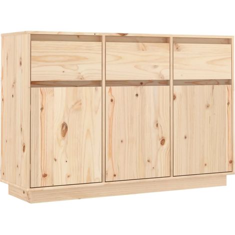 GBLY Sideboard 110x34x75 cm Massivholz Kiefer