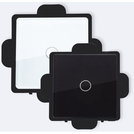 Interruttore Touch Semplice Modern Nero (1/5)
