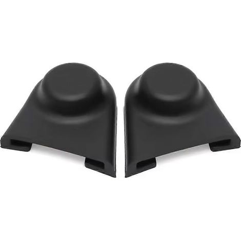 Lot de 2 cache-écrous et boulons en caoutchouc noir étanches pour moto Harley Touring (1/5)