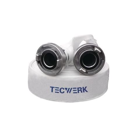 Nom : Tuyau industriel/de construction ID 75mm L.20m blanc TECWERK (1/2)