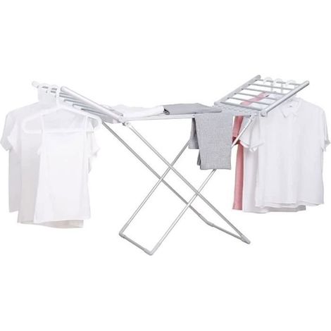 Sèche-Linge électrique ailé à 18 Barres Étendoir à Chevaux intérieur Étendoir à Linge Pliable Étendoir à Linge Pliable Rangemen[731] (1/4)
