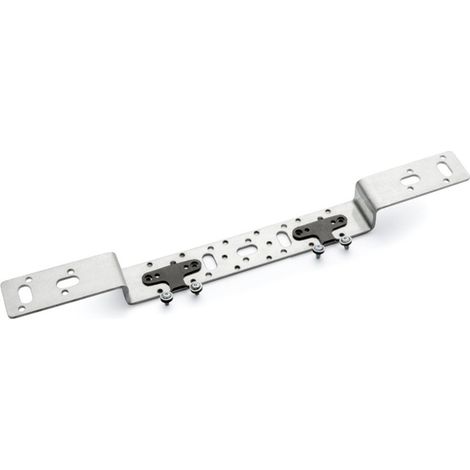 Rehau Halter O 75/150, für Doppelanschluss, inkl. 2 EPDM-Dämmscheiben und 4 Schrauben M5 (1/2)