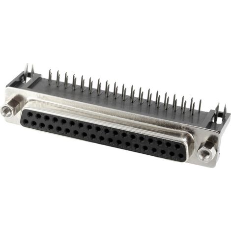 Connfly DS1037-01-37FNAKT74 Embase SUB-D femelle Nombre de pôles: 37 pin à souder 1 pc(s) Tray C300612