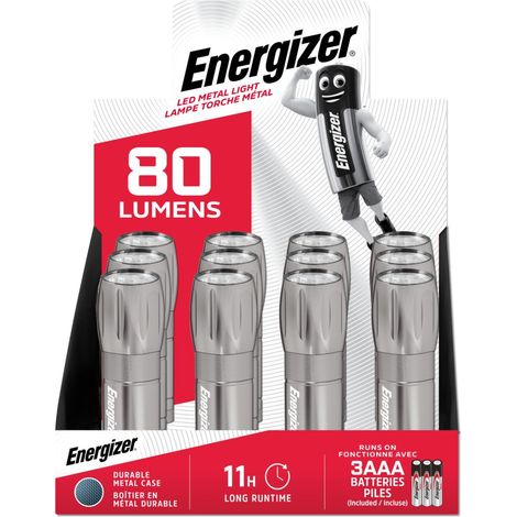 Energizer LED Taschenlampe Metal Light LED 75 Lumen