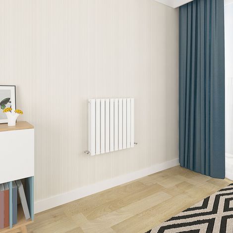 Acezanble White Oval Column Radiator 600 x 590mm Double Panel (1/5)