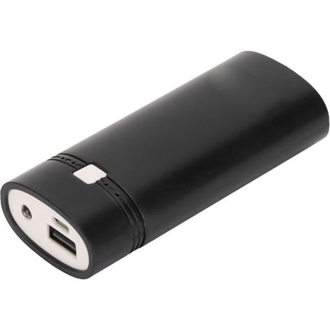 Boîtier Power Bank DIY Universel avec Chargeur 2x18650 pour Smartphone - Noir
