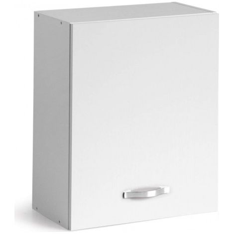 Pensile de cocina de 60x32x72 cm en madera blanca frassino con una puerta - Foligno (1/5)
