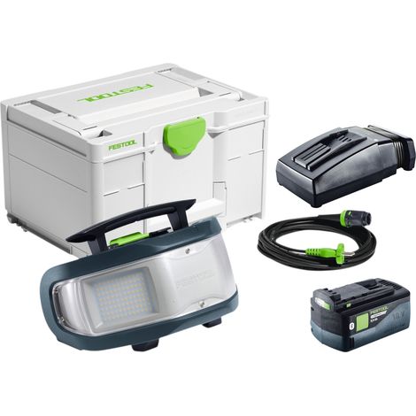Projecteur de chantier hybride Festool SYSLITE DUO-H I-Basic 18 V LED 10 000 lm + 1 batterie 5,0 Ah + chargeur + Systainer (1/5)