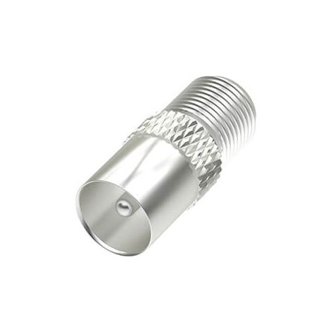 Hama satellitenempfanger adapter f buchse - koax stecker