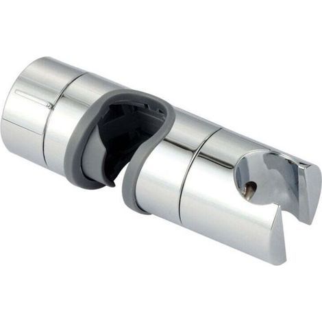 Supporto per doccia a mano sostituibile, supporto per soffione in ABS cromato, diametro regolabile 18-25 mm (1/5)