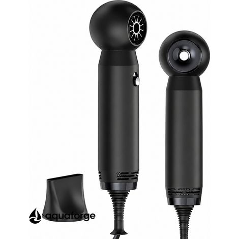 Sèche cheveux compact 900 W séchage rapide protection thermique (1/5)