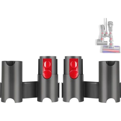 Lot de 2 supports de rangement pour aspirateurs Dyson V7 V8 V10 V11 V12 V15 Outsize sans fil pour aspirateur balai sans fil, station d'accueil-aspirateur dyson (1/5)
