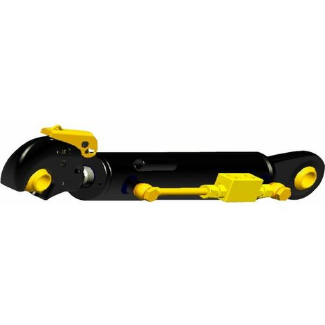 Terzo punto idraulico per trattore II cat. alesaggio 63mm Ø stelo 35mm lunghezza 505-695mm con valvola di blocco (1/2)