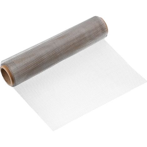 12 Mesh 39" x 10" Grillage Tissé, 316 Acier Inoxydable Écran Filtre À Air, Grillage Pour Fenêtre Pour Projets DIY Couverture Bouches De Filtration Clôture Pour Animaux (1/5)
