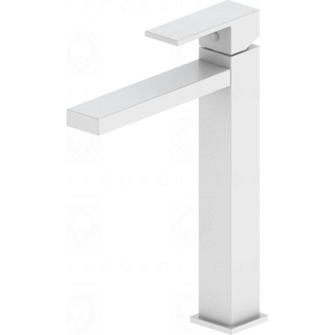 Rubinetto alto monocomando Minerva – bianco opaco (1/2)