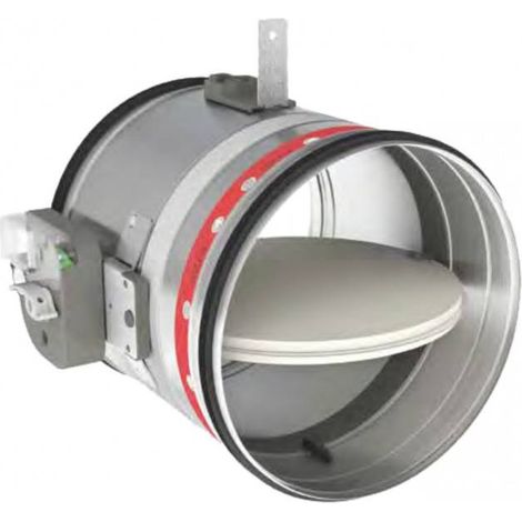Clapet coupe-feu 2 H, circulaire, certifié NF, D 125 mm S&P (UNELVENT) 860829