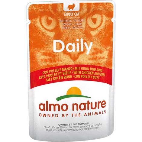 Almo Nature Diario Sobre de 70 g - Pollo y ternera 70 g