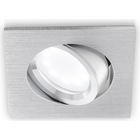 Faretto incasso led moderno gea led orim q gfa050 gu10 spot orientabile alluminio cartongesso (1/5)