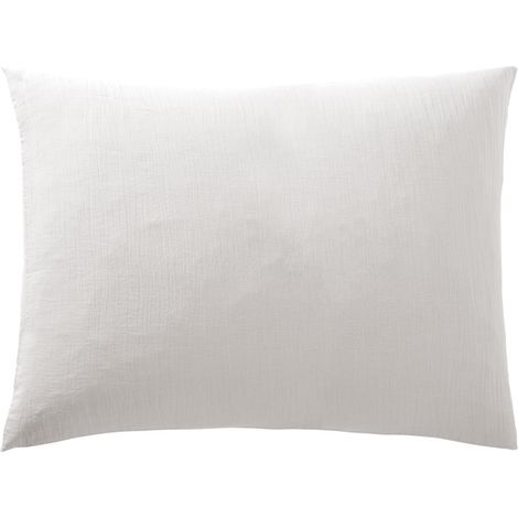 Taie d'oreiller "Noah" 50 x 70 cm "Gaze de Coton" - Noah Neige - Noah Neige -