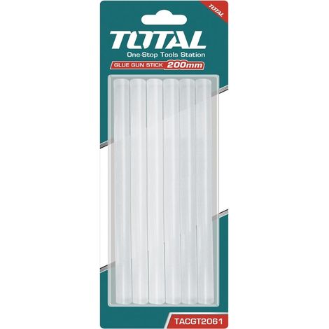 6 STICK COLLA A CALDO RICARICA PISTOLA 20cm RESINA DI PETROLIO TOTAL