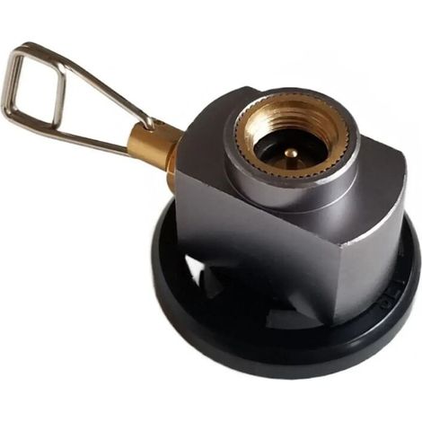 Adaptateur de recharge de gaz butane, adaptateur pour cartouche de gaz de camping, adaptateur de transfert de carburant, connecteur de remplissage pour réchauds portables