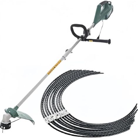 Lot de 20 fils de rechange pour débroussailleuse Bosch F016800431, 37 cm x 3,5 mm, Fil Debroussailleuse AFS 23–37, coupe carrée extra résistant (1/4)