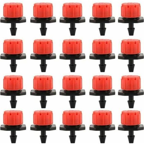Goutteur D'irrigation - Réglable 360° - Anti-colmatage - Pour Tube 4 mm / 7 mm - 100 Pièces (1/4)
