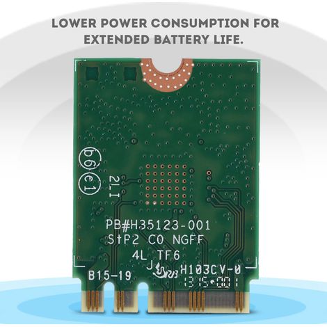 Intel AC 7265 867M Dualband-WLAN-Netzwerkkarte Bluetooth 4.0 (1/5)